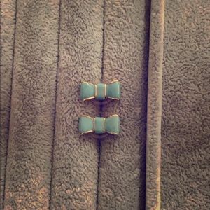 Kate Spade bow tie ear studs